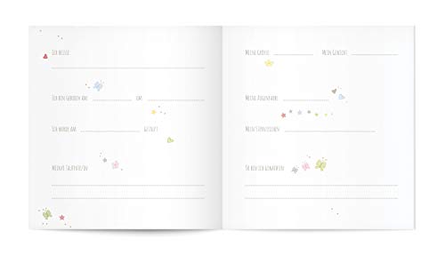 goldbuch 15328 Babyalbum mit Fensterausschnitt, Babyworld Eule, 30 x 31 cm, Baby Fotoalbum mit 60 weiße Blankoseiten & 4… – Bild 6