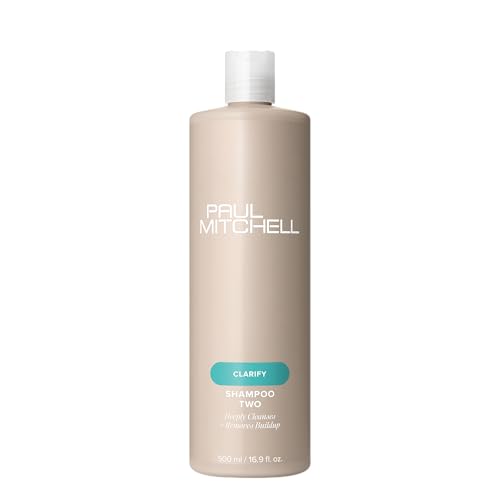 Paul Mitchell Shampoo Two, Clarifying Shampoo, Deep Cleanses + Removes Buildup, For All Hair Types, Especially Oily Hair
