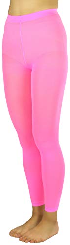 Image of ToBeInStyle Women's Opaque Ankle Long Nylon Footless Fun Tights Pantyhose