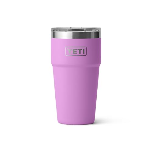 Image of YETI Rambler 20 oz Stackable Tumbler, Stainless Steel, Vacuum Insulated with MagSlider Lid