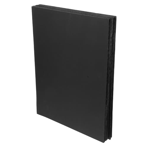 10 láminas de plástico corrugado negro Levemolo de 40x30 cm ligeras para letreros 7