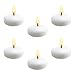 6Pack Floating Candles Unscented Discs for Wedding, Pool Party, Holiday & Home Decor