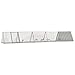 Tidyard Rabbit Cage Gray 198.6 x 31.7 x 28 Inch Galvanized Steel Chicken Coop House, Hen Poultry Pet Guinea Pig Small Animal Cage Rabbit Hutch for Garden, Terrace, Backyard