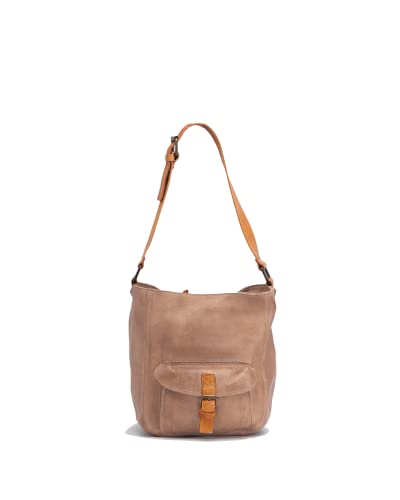 BIBA Bolso de Mujer de Cuero Genuino, Bolso Boho...
