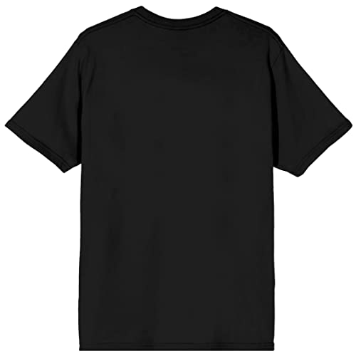 Spy X Family Character Grid Boy's Black Crew Neck Short Sleeve T-Shirt3