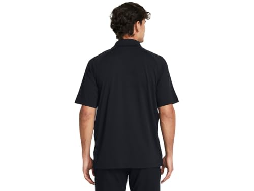 Image of Under Armour Mens Title Polo - Fast Drying MD Black-White