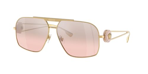 Image of Versace Sunglasses VE 2269 10027E Gold Light Pink Mir Gradient S