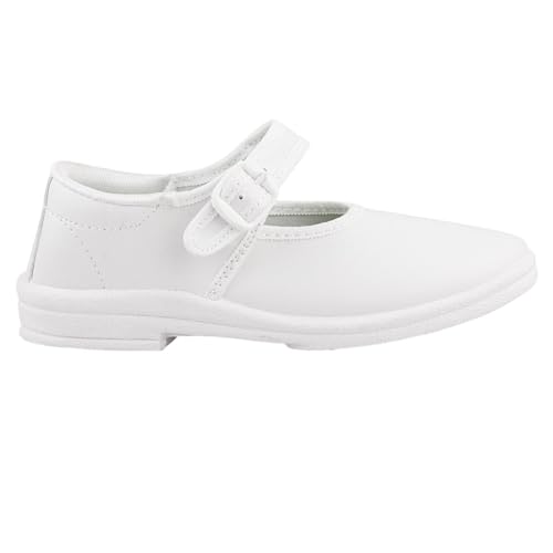 Image of Girls' School Uniform Shoes - Buckle, Lightweight & Comfortable