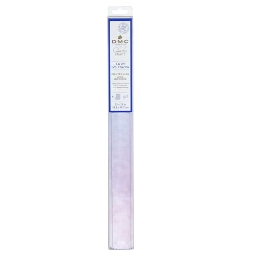 DMC 14ct Printed Aida 15x18 inch Fabric Blank