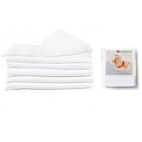 FENSILO Musselintücher extra weiche Mulltücher Spucktücher...