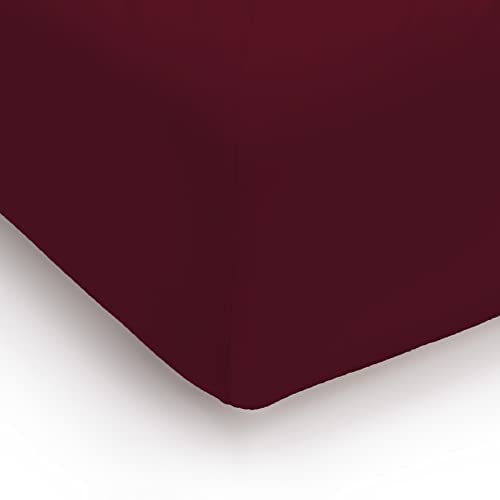 Rohi 40cm Extra Deep Fitted Sheets Double, Soft, Breathable & Anti-Allergy Cotton Blend Fitted Sheet, Elasticated Corners