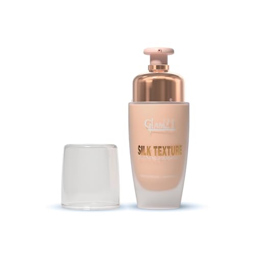 Image of Glam21 Silk Foundation-Lightweight Hydrating Oil-free Formula for Long-lasting Makeup | Balance Skin pH Level | SPF35 UV Protection | Suitable for All Skin Type| 50gm,Ivory