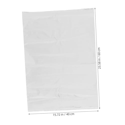 Amosfun 10Pcs Transparent Plastic Storage Bags for Clothes Clear Garment Bags for Easy Organization of Shirts Pants and Merchandise2