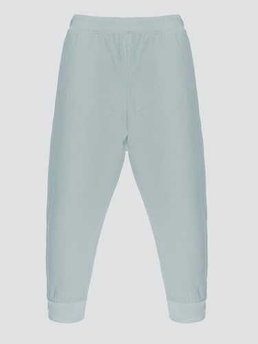 Image of KiddoPanti 100% Cotton Track Pants for Boys & Girls | Soft Single Jersey Fabric | Elastic Waist with Drawcord | Full Length with Rib Hem & Pockets | Joggers for Kids