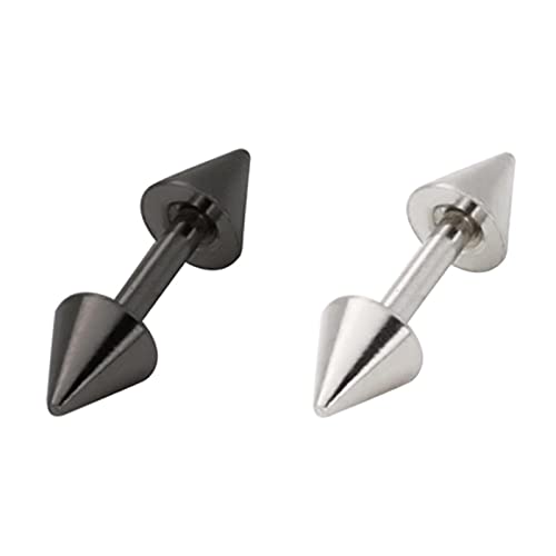 zxcs Pendientes Punk góticos Negros Pendientes para Mujeres