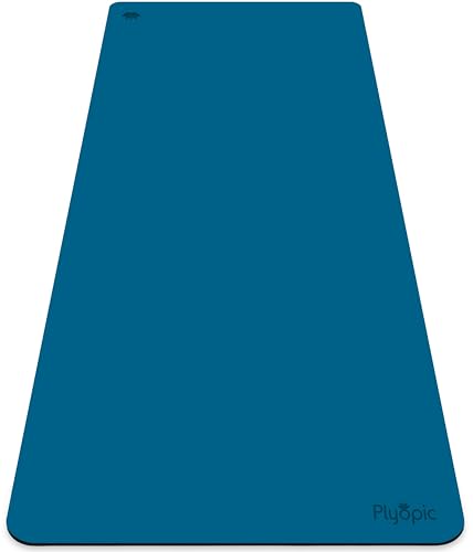 Plyopic Esterilla Yoga Ultra Grip Pro+ | EXTREMO Antideslizante, 5,5mm de Grosor con Línea de Alineación | Alfombrilla/Colchoneta Profesional para Yoga, Pilates y Fitness