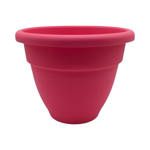 The HC Companies 8 Inch Pink Rose Planter Cover