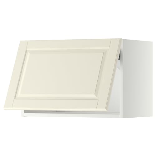 METOD - Armario de pared horizontal con apertura a presión, 60 x 40 cm, blanco/blanco roto Bodbyn