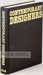 Hardcover Contemporary Designers (Contemporary Arts Series) Book