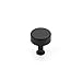 Schaub Pub House Collection 1-1/4 in. (32mm) Knob, Matte Black - 5102-MB