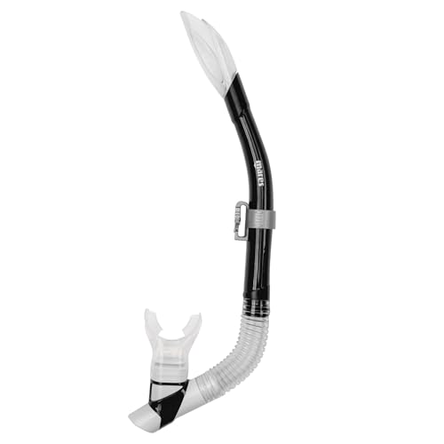 Mares Adult Combo Tropical Snorkeling Gear Set - Máscara sin marco de silicona y snorkel semi-seco con protector anti-salpicaduras miniatura 5