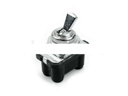  Interruttore Innesto Tondo 3 Attacchi Luci Esterne Compatibile con Fiat 500 Epoca