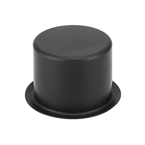 Portavasos de aluminio para autos 2 piezas negro miniatura 5