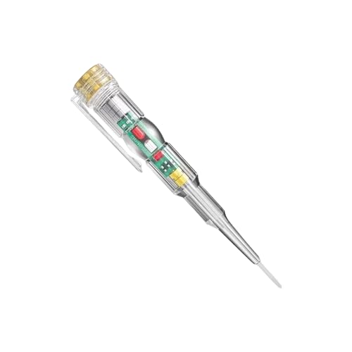 Lápiz Detector De Voltaje,Detector de Electricidad Comprobador de Voltaje Lápiz,Empuñadura Antideslizante Protección contra Sobrecargas Herramienta de Diagnóstico | Para Detección De Puntos De Rotura
