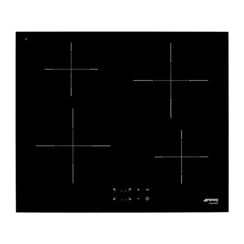 Smeg 60cm 4 Zone Plug & Play Induction Hob - Black