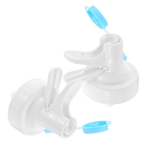 OUNONA 2pcs Push Button Spout Replacement for Water Cooler Bottle Spout for Water Dispenser Accessories Tools Reusable Plastic Spigot for Beverage Coolers