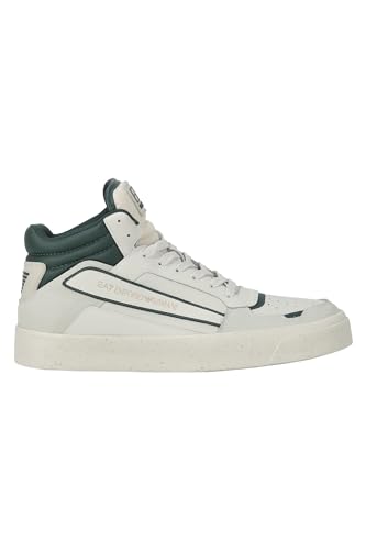 EA7 Baskets Blanc/vert X8Z042-XK351 sneakers homme tendance été