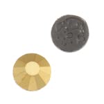 144 Pieces SS12 Preciosa Viva 12 Crystal Flat Back Hotfix 438 11 612, Aurum