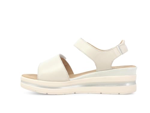 Sandalias de piel con cuña deportiva Melluso que estilizan tu silueta con gran confort 4