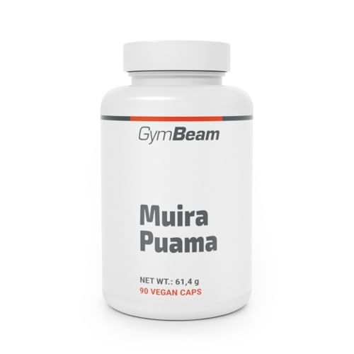 GymBeam Muira Puama Extrakt Kapseln – Ptychopetalum Olacoides, für hormonelles Gleichgewicht & Wohlbefinden, für Veganer geeignet, 90 kaps