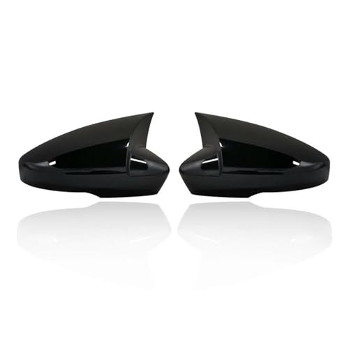 車用バックミラーカバー ウィングキャップ 外装ケーストリム に適合するシュコダ用 に適合するオクタビア用 2013-2019年式 に適合するVW用 に適合するT-ROC用 2017-2019年式 スタイリング(Bright black)