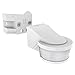 Produktbild Proventa Bewegungsmelder 3-in-1 Aussen 270 Grad  Weiß, IP44, 2000W, Eck-/Wand-/Deckenmontage, 12m Reichweite, PIR Sensor mit Unterkriechschutz für Außenbeleuchtung