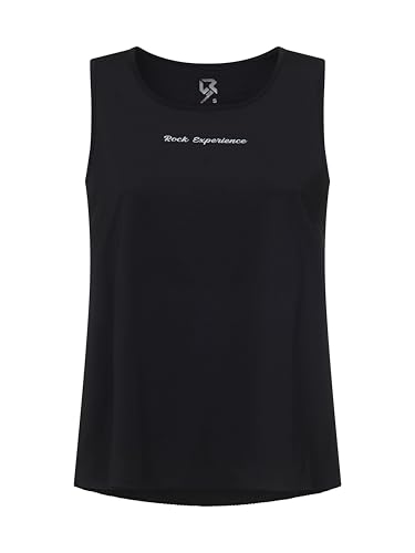 Rock Experience Wonderwall Woman Tank Camiseta Trail Running, Negro, XS Mujeres