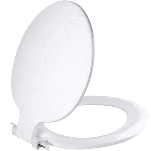 MTR MONIT Plastic Round Seat Cover for Toilet (Standard Size, White) 1