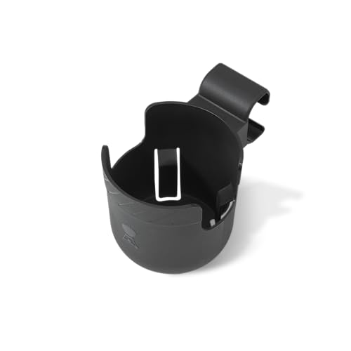 Weber Works Bottle Holder RailMounted Grill Drink Holder for Bottles Cans Tumblers & Outdoor Beverage Storage on Weber Griddles and BBQ Stations