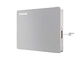 TOSHIBA Canvio Flex 2TB Portable External Hard Drive USB-C USB 3.0, Silver for PC, Mac, & Tablet - HDTX120XSCAA - Image 4