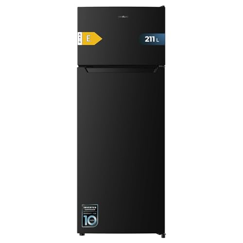 Cecotec Frigorífico 2 Puertas211L Bolero CoolMarket 2D 211 Black E. Frigorífico 2 Puertas Negro,...
