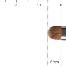 BISYODO SHIORI Series Shadow Liner Brush - Round Flat Type