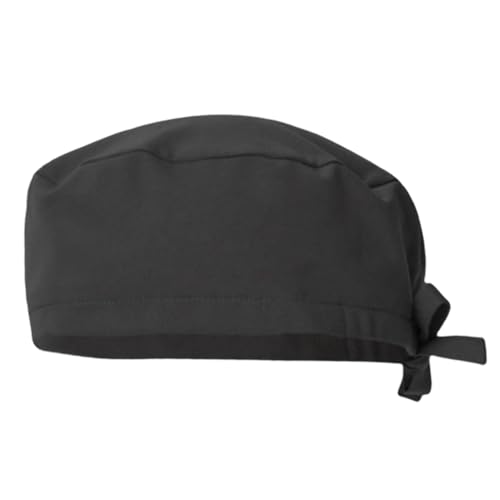 Gwtdtoad Capucha de cirugía transpirable ajustable | Gorros quirúrgicos quirúrgicos para mujeres Absorción del sudor - Gorro de secado rápido Unisex Para Hombres de Trabajo Soldadura Hospital, Negro