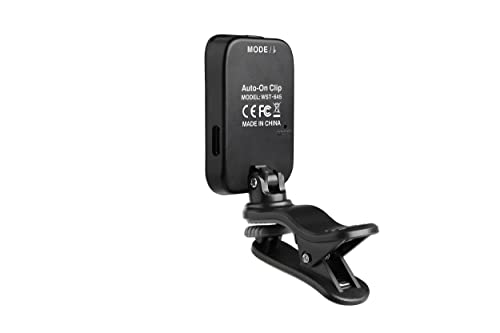 CHERUB Accordeur guitare pince clip chromatique – batterie rechargeable + auto-on - Les Beatles, Paul McCartney, John Lennon, RIngo Starr, George Harrison CHERUB Accordeur guitare pince clip chromatique - batterie rechargeable + auto-on – Image 6