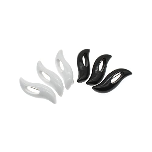 HAJXZH Safety Brooch Pins Plastic Women Muslim Hijab Sari Islamic Scarf Pin Buckle Accessories Headscarf Decoration Black 3Pcs White 3Pcs, Colourful