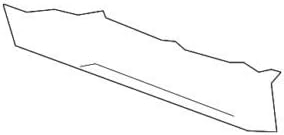 Genuine Mercedes-Benz Bezel 164-884-74-22