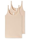 Schiesser Damen 2 stuks top met bandjes Unterw sche, Sand, 40 EU