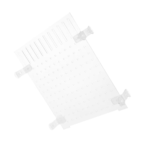 Gadpiparty 水槽 板 ブラケット水族館 リンスカ 水槽用品水族館 水槽清掃 水槽仕切り 魚タンク グリッド ディバイダー 水槽の仕切りサポート ア ル Transparent
