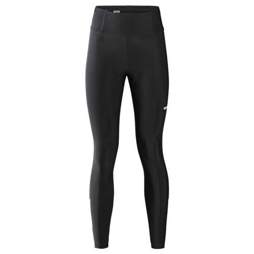 GOREWEAR Culote largo sin tirantes+ Progress Thermo Mujer, Black/Neon Yellow, M