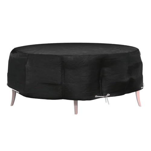 vidaXL Abdeckung für Lounge-Insel, Rund Abdeckplane Wasserdicht UV-beständig, Schutzhülle mit 8 Ösen, Garnitur Schutzhaube Abdeckplane für Gartenmöbel, Ø188x50cm vidaXL Abdeckung für Lounge-Insel, Rund Abdeckplane Wasserdicht UV-beständig, Schutzhülle mit 8 Ösen, Garnitur Schutzhaube Abdeckplane für Gartenmöbel, Ø188x50cm